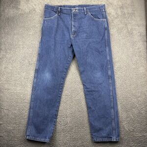 Rustler Jeans Men 40x32 (38x30) Dark Wash Blue Denim‎